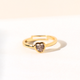 Anillo Corazon diamantado