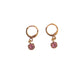 Argollas diamond pink