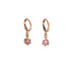 Argollas diamond pink